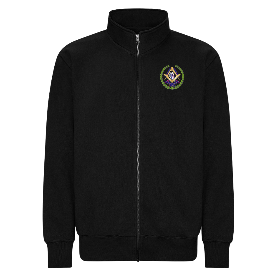 Hampshire and Isle of Wight Motorcyclists Lodge 9939 Zipped Sweater - Red Plume