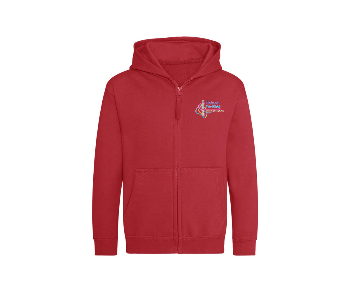 Plaistow Pre - School Hoodie - Red Plume