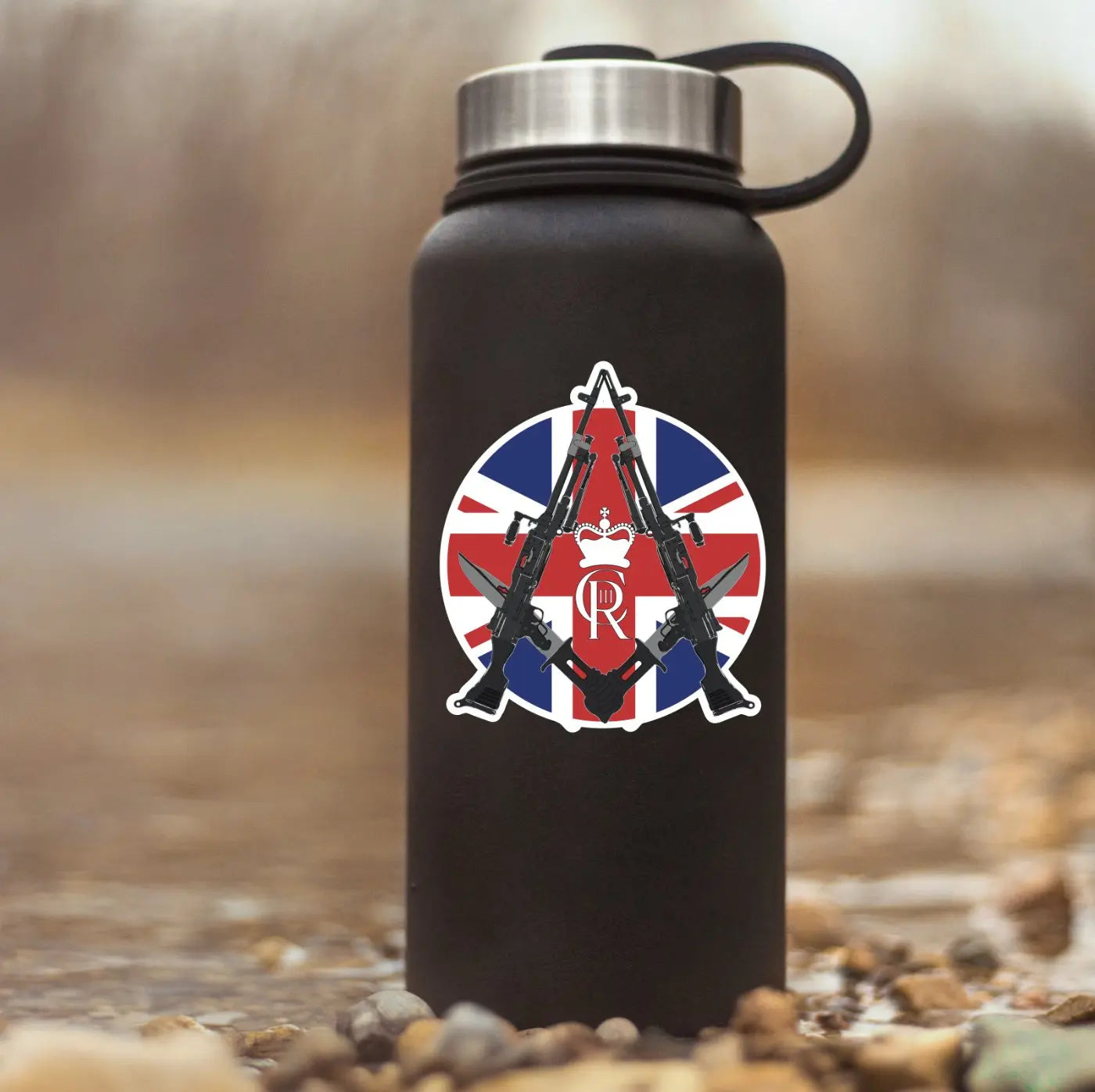 10 cm Vinyl Military Masonic Sticker - Masonic Square and Compasses Design redplume