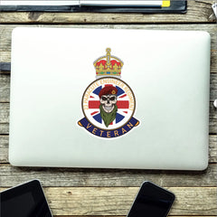 23 Parachute Engineer Regiment Veteran UV Laminated Skull & Beret Decal redplume