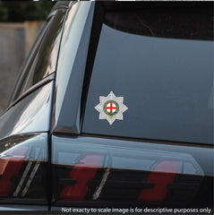 Coldstream Guards Waterproof Vinyl Stickers redplume