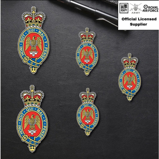 5 x Blues and Royals Vinyl Stickers - 2x 75mm, 3x 50mm - Official MoD Reseller redplume