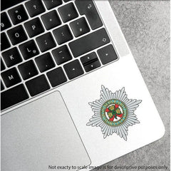 5 x Irish Guards Vinyl Stickers - 2x 75mm, 3x 50mm - Official MoD Reseller redplume