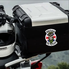 Coldstream Guards Veteran Waterproof Vinyl Decal/Sticker Skull and Union Jack redplume