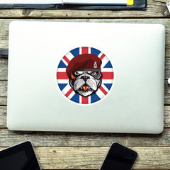 7 Royal Horse Artillery British Veteran Bulldog Decal - 10cm Vinyl Sticker redplume