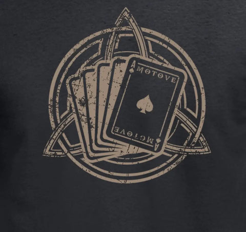 Ace of Spades Tshirt Mono - Red Plume