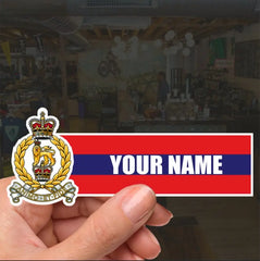 Adjutant General's Corps AGC Vinyl Name Stickers - Personalised redplume