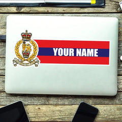 Adjutant General's Corps AGC Vinyl Name Stickers - Personalised redplume