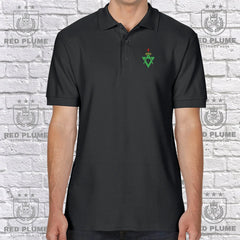 Allied Masonry Polo Shirt redplume