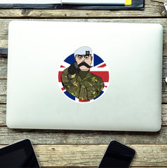 Army Air Corps AAC Vinyl Waterproof Sticker, Lord Kitchener Design redplume
