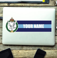 Army Air Corps AAC Waterproof Vinyl Name Stickers - Personalised redplume
