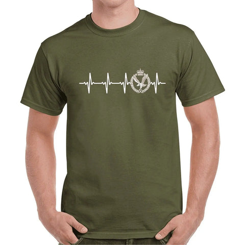 Army Air Corps Heart Beat T Shirt