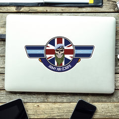 Army Air Corps UV Laminated Vinyl Sticker - Wings redplume