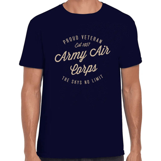 Army Air Corps Vintage T Shirt redplume