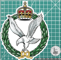 Army Air Corps Waterproof Vinyl Stickers new style redplume