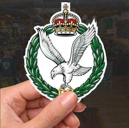 Army Air Corps Waterproof Vinyl Stickers new style redplume