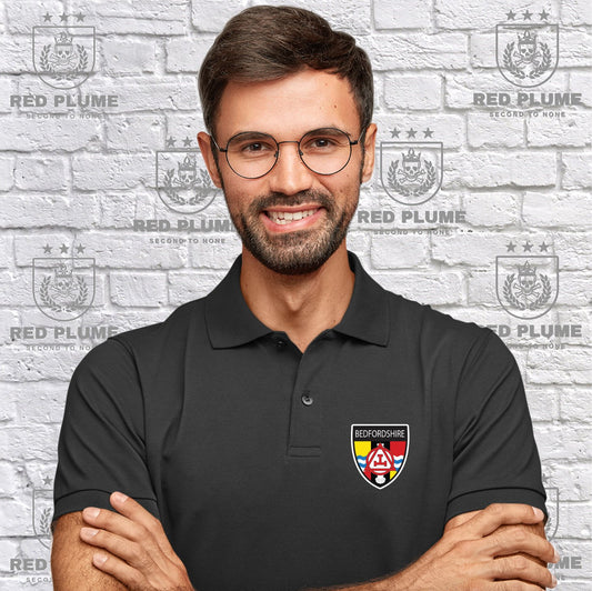 Bedfordshire Holy Royal Arch Premium Polo Shirt redplume