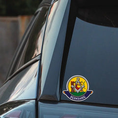 Berkshire Masonic Car Sticker | UV Laminated redplume