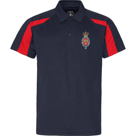 Blue Red Blue - Wicking Polo Shirts redplume