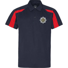 Blue Red Blue - Wicking Polo Shirts redplume