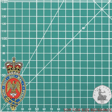 Blues and Royals Waterproof Vinyl Stickers - Official MoD Reseller - Red Plume