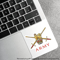 British Army Logo Waterproof Vinyl Stickers redplume