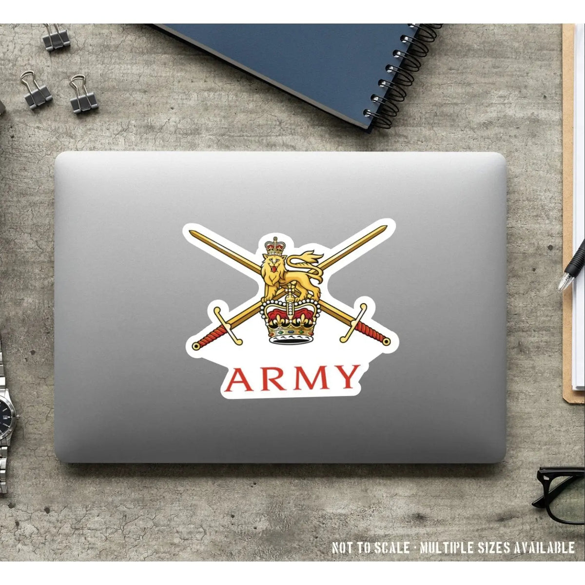 British Army Logo Waterproof Vinyl Stickers - Official MoD Reseller redplume