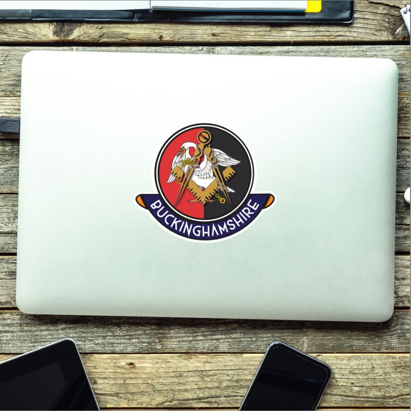 Buckinghamshire Masonic Car Sticker | UV Laminated redplume