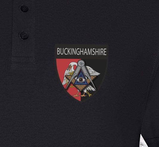 Buckinghamshire Masonic Premium Polo Shirt redplume