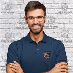 Buckinghamshire Masonic Premium Polo Shirt redplume