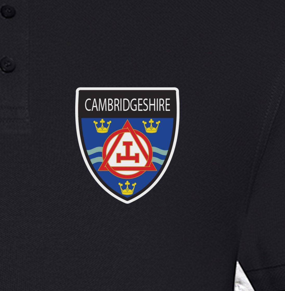 Cambridgeshire Holy Royal Arch Premium Polo Shirt redplume