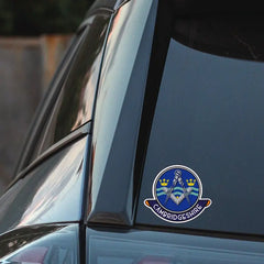 Cambridgeshire Masonic Car Sticker | UV Laminated redplume