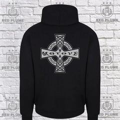 Celtic Cross Hoodie Duo redplume