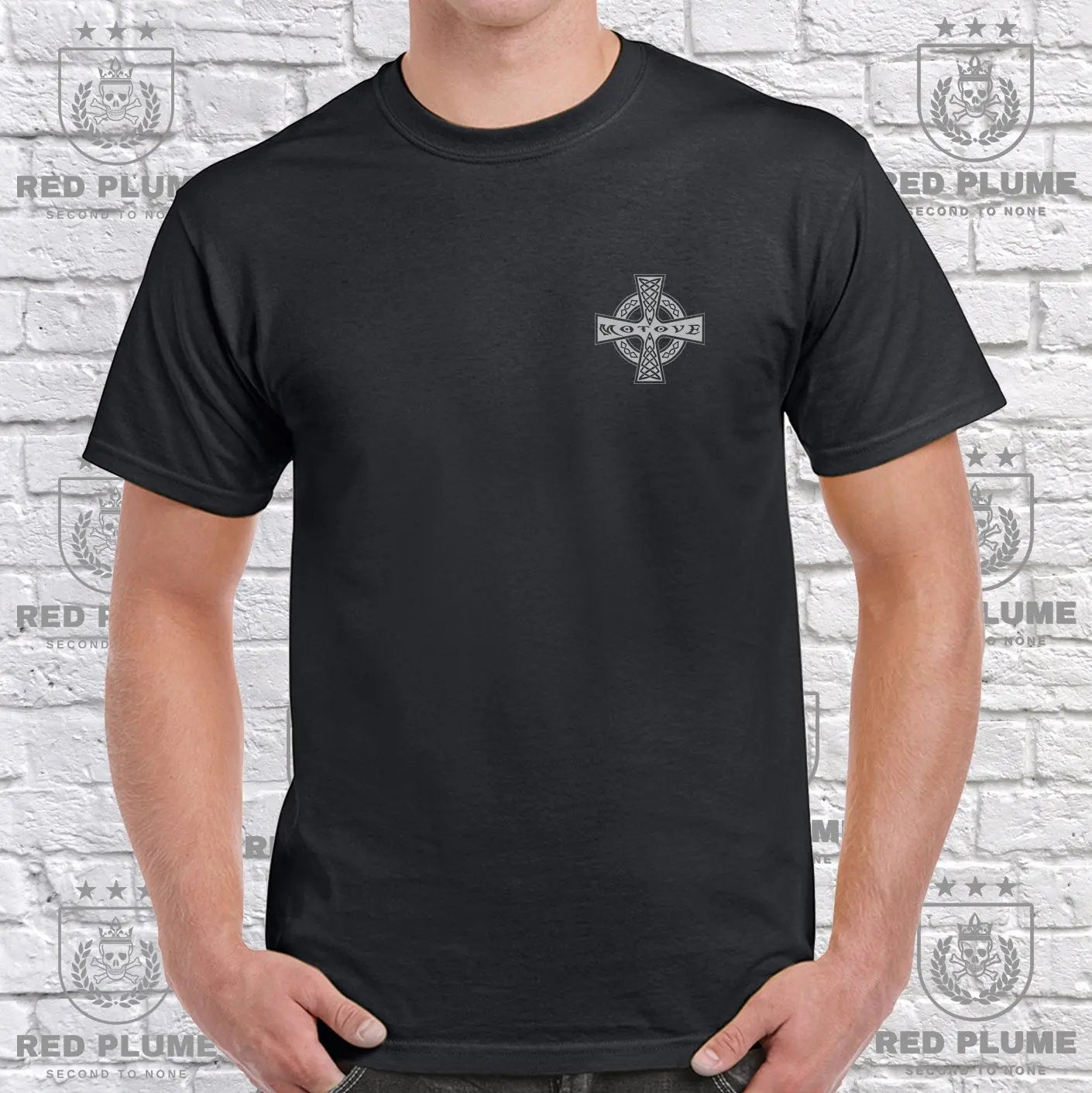 Celtic Cross Tshirt Duo redplume