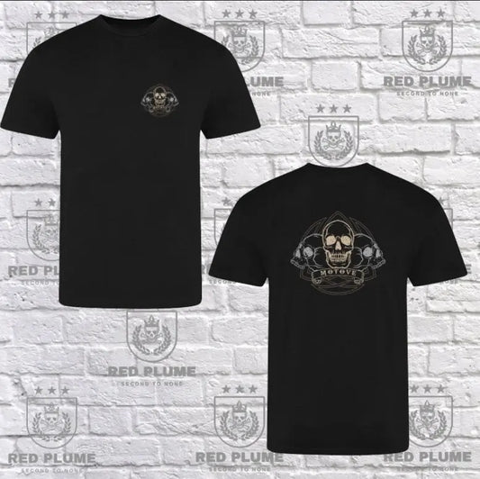 Celtic Skulls Tshirt Duo redplume