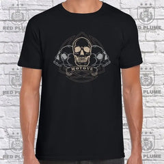 Celtic Skulls Tshirt Mono redplume