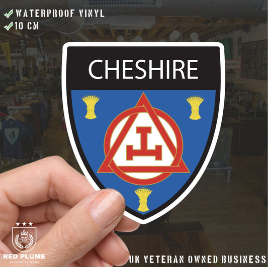 Cheshire Masonic Holy Royal Arch Shield Sticker redplume
