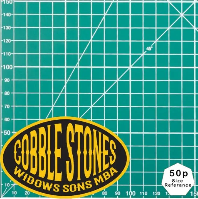 Cobble Stones Oval Vinyl Stickers/Decals redplume