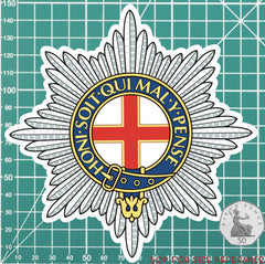 Coldstream Guards Waterproof Vinyl Stickers - FREE SHIPPING redplume