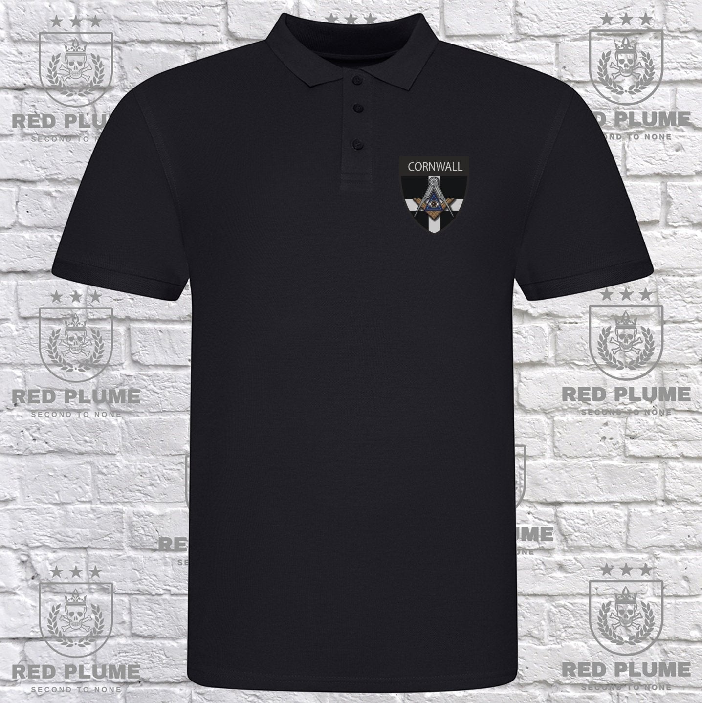 Cornwall Craft Premium Polo Shirt redplume