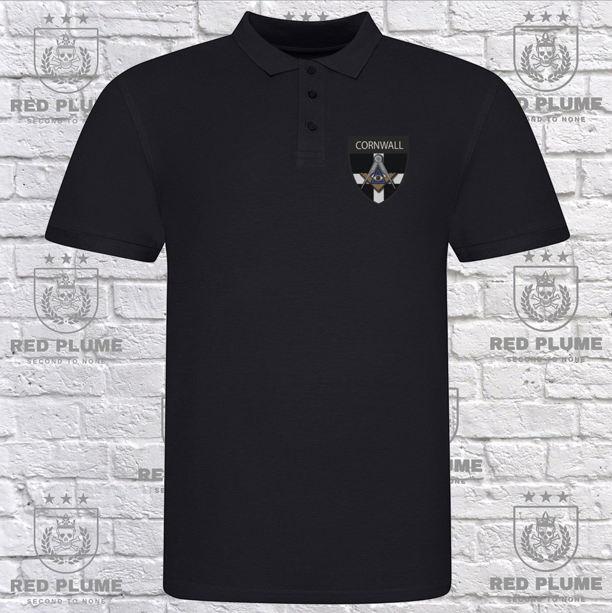 Cornwall Craft Premium Polo Shirt redplume