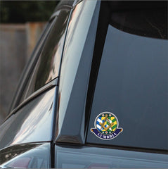 Cumbria Masonic Car Sticker | UV Laminated redplume