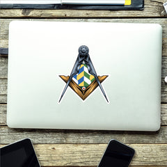 Cumbria Masonic Stickers Square & Compass Union Vinyl Decals redplume