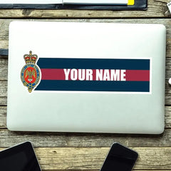 Custom Blues and Royals Waterproof Vinyl Name Stickers - Personalised redplume