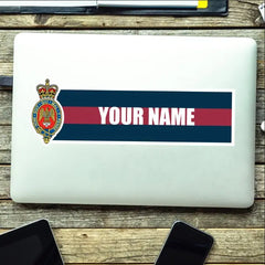 Custom Blues and Royals Waterproof Vinyl Name Stickers - Personalised redplume