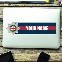 Custom Coldstream Guards Waterproof Vinyl Name Stickers - Personalised redplume