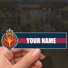 Custom Welsh Guards Waterproof Vinyl Name Stickers - Personalised redplume