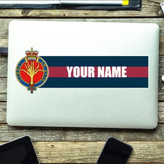 Custom Welsh Guards Waterproof Vinyl Name Stickers - Personalised redplume