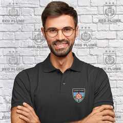 Derbyshire Holy Royal Arch Premium Polo Shirt redplume