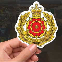 Duke of Lancaster's Regiment Waterproof Vinyl Stickers - FREE SHIPPING redplume